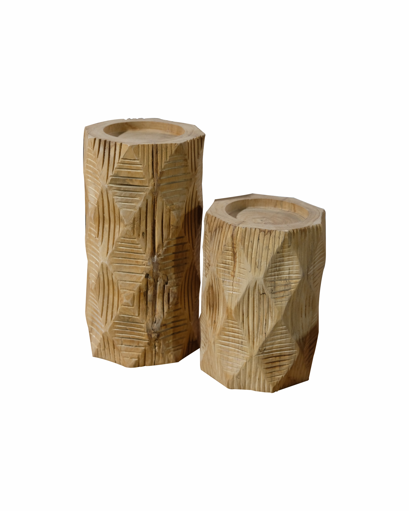 CANDLE SET OF TWO